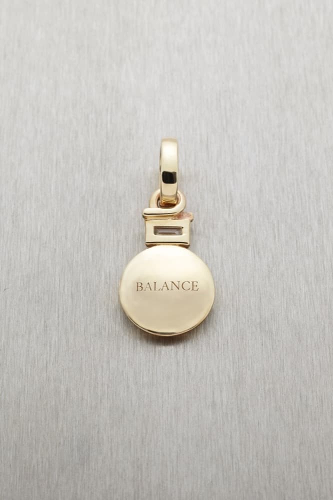Balance & Harmony Pendant with Baguette Diamond — view 3