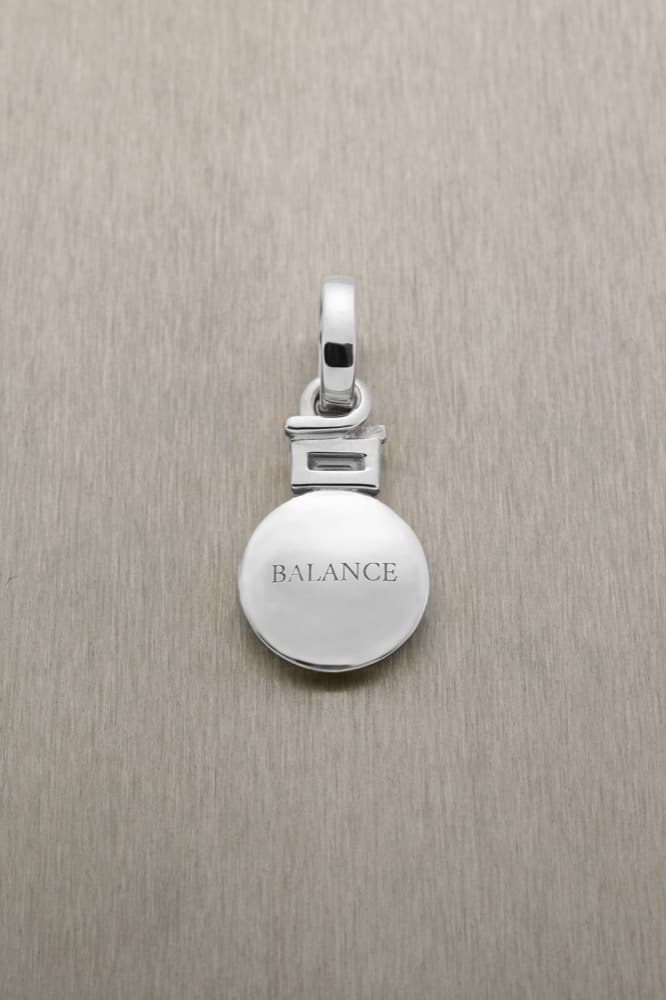 Balance & Harmony Pendant with Baguette Diamond — view 4