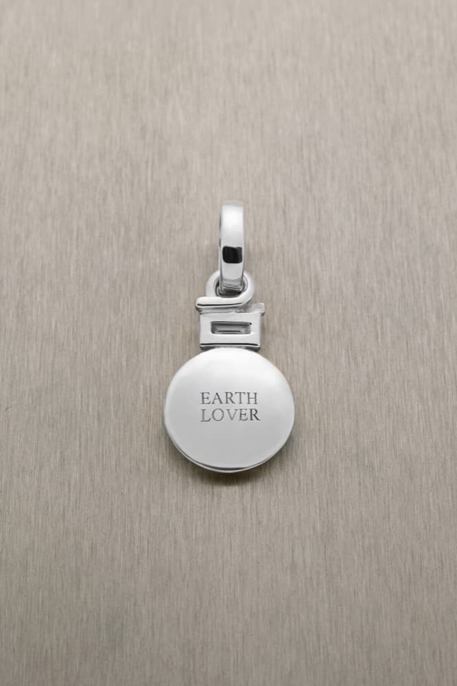 Earth Lover Pendant with Baguette Diamond — view 5
