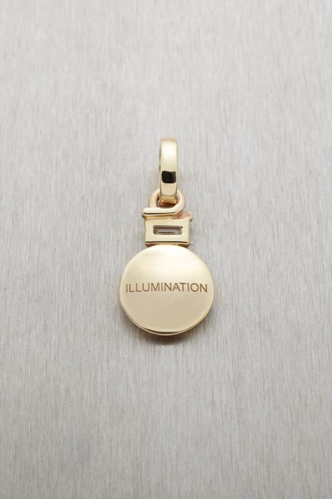 Illumination Pendant with Baguette Diamond — view 4
