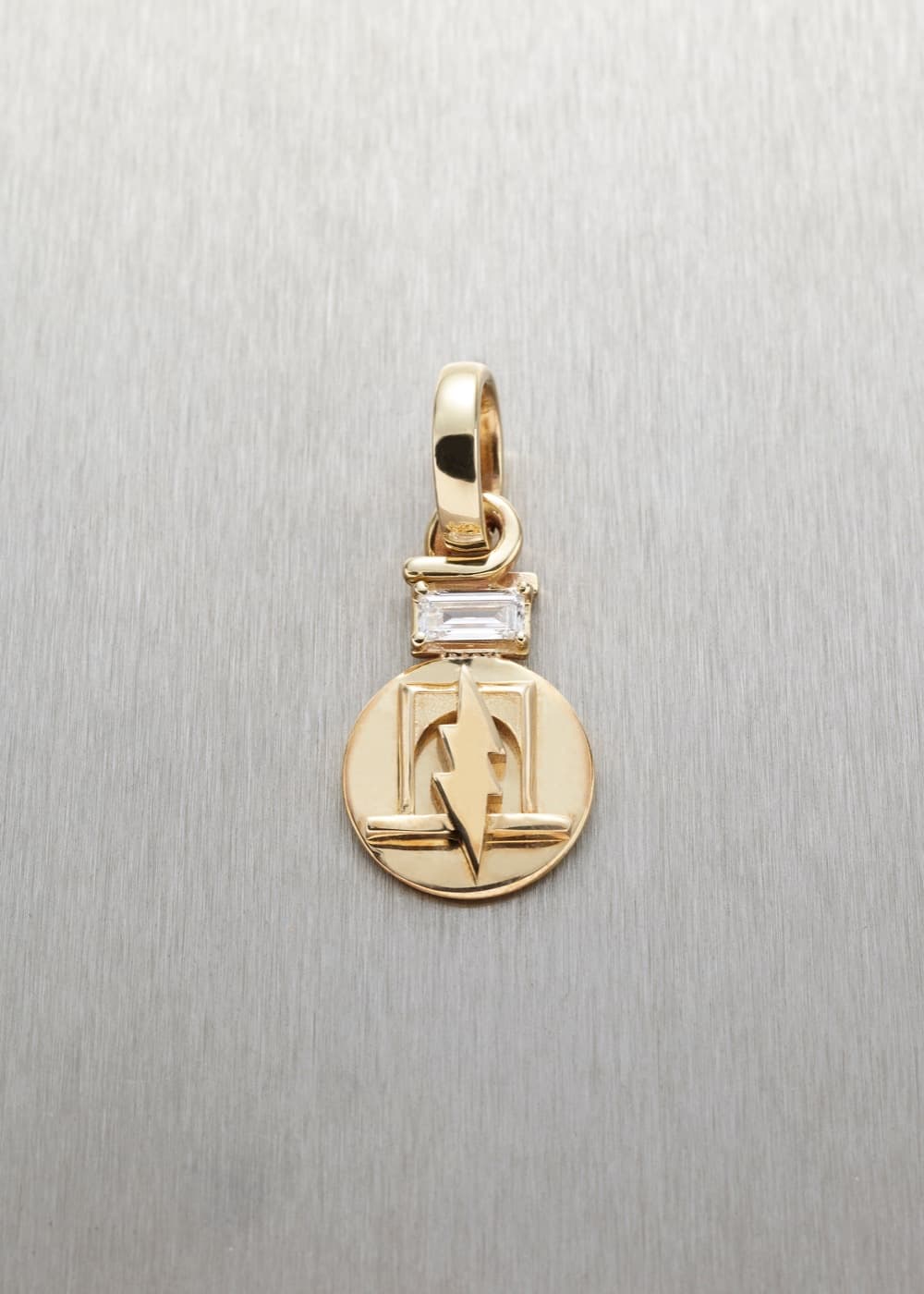 Illumination Pendant with Baguette Diamond