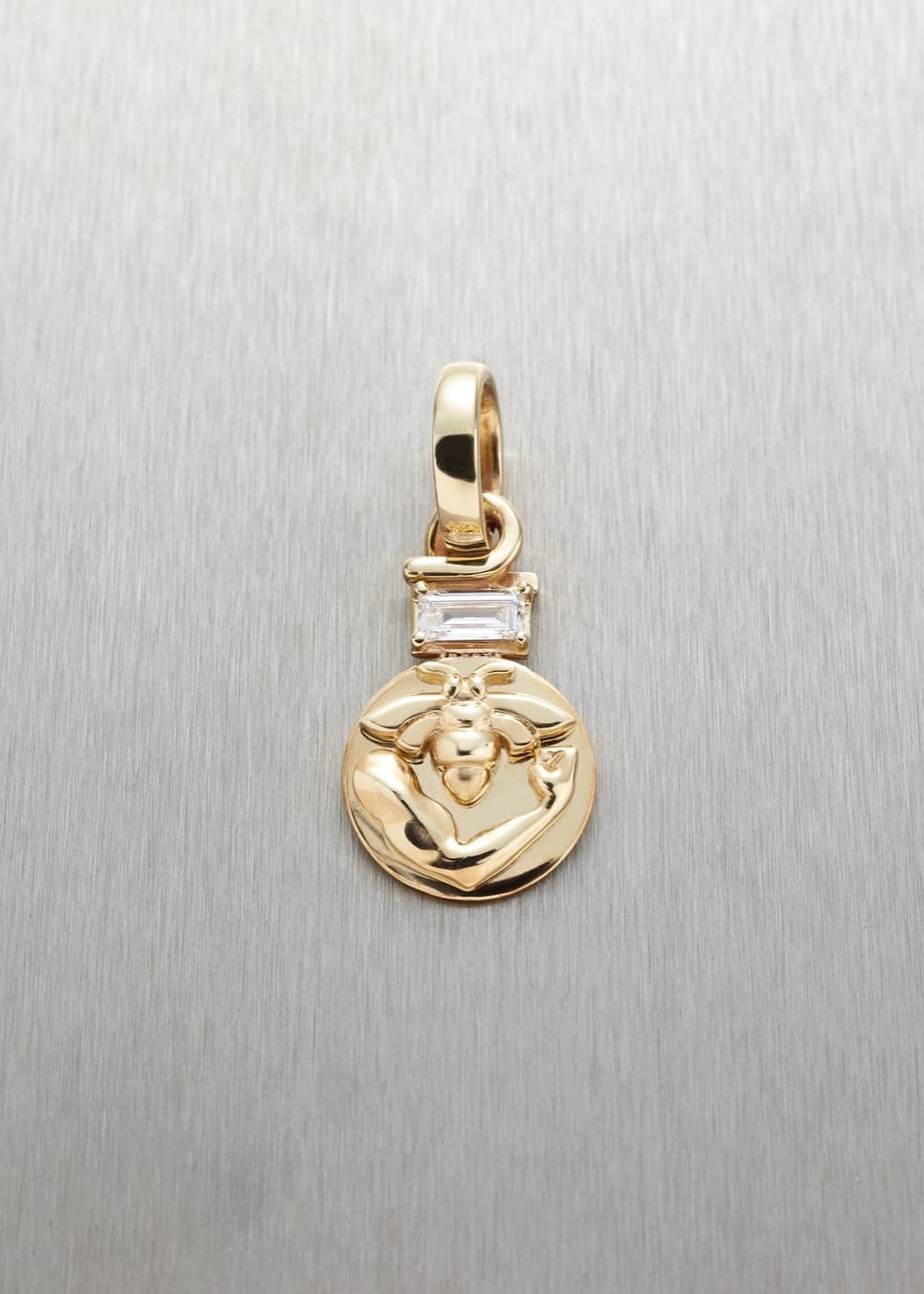 Industry Pendant with Baguette Diamond