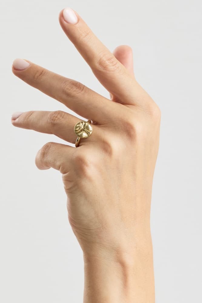 Inner & Outer Peace Cristina Ring, worn