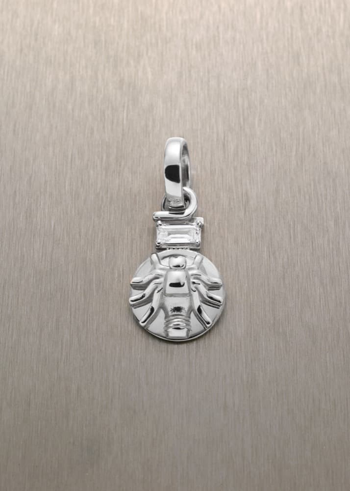 Innovation & Creativity Pendant with Baguette Diamond — view 3