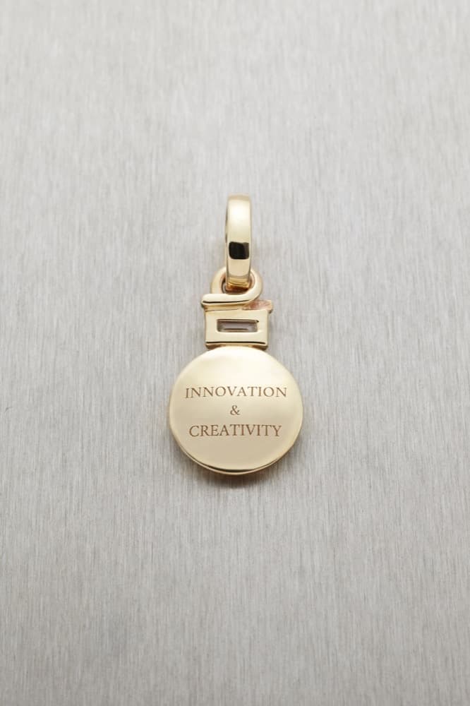 Innovation & Creativity Pendant with Baguette Diamond — view 4