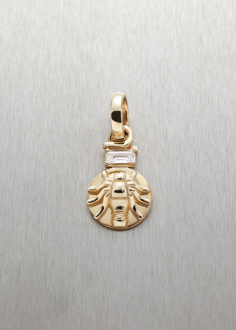Innovation & Creativity Pendant with Baguette Diamond