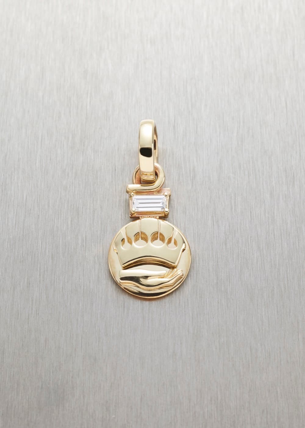 Power Pendant with Baguette Diamond
