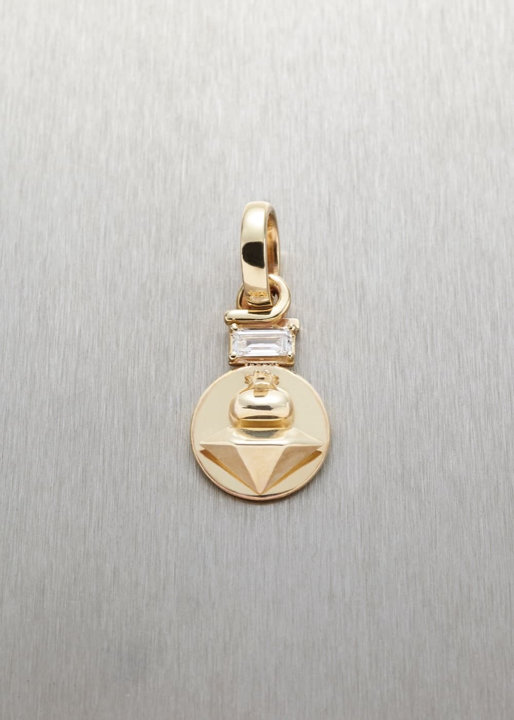 Prosperity Pendant with Baguette Diamond