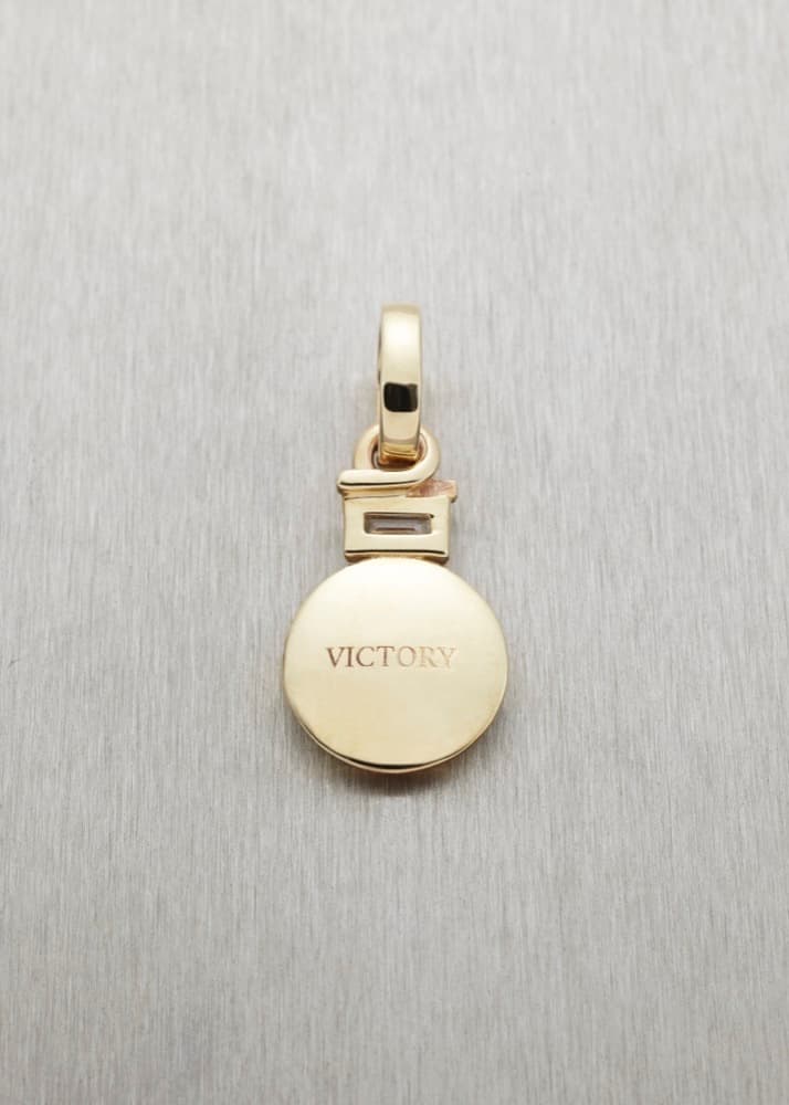 Victory & Achievement Pendant with Baguette Diamond — view 4