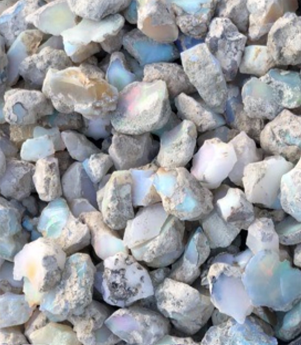 Rough opals