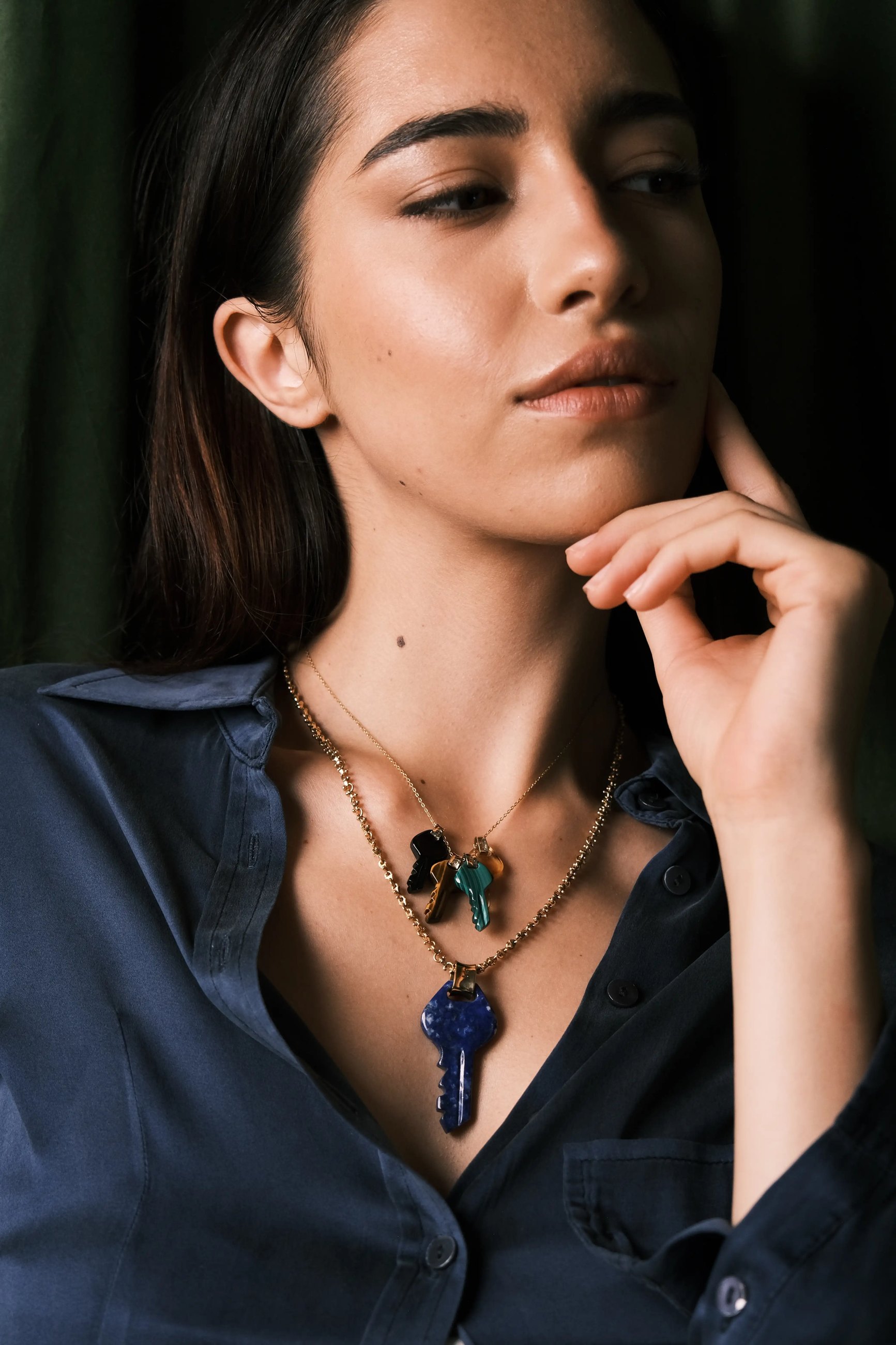 Energy Key pendants worn