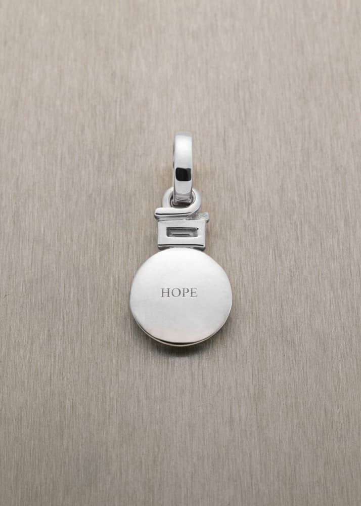 Hope Pendant with Baguette Diamond — view 4