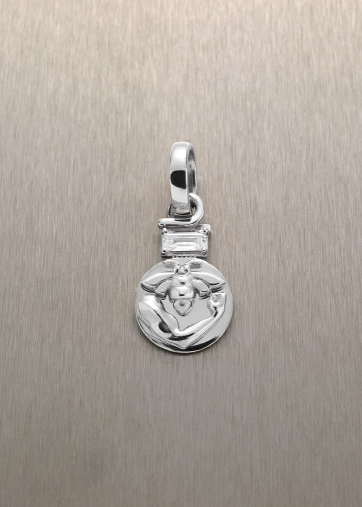 Industry Pendant with Baguette Diamond — view 3