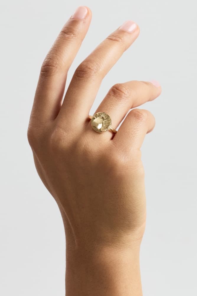 Longevity Cristina Ring, worn
