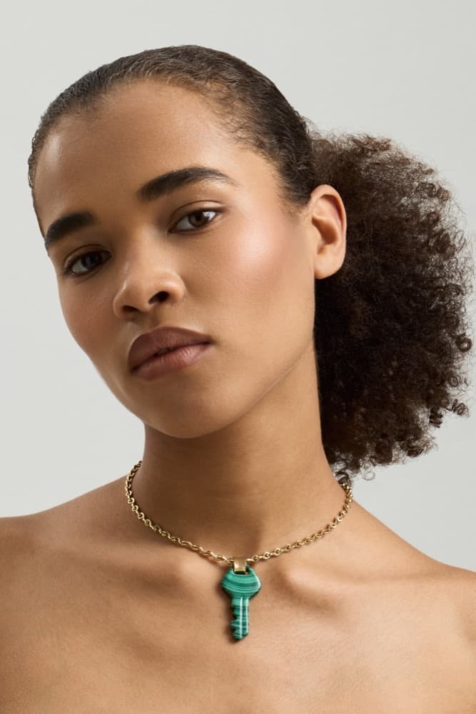 Malachite Energy Key, worn
