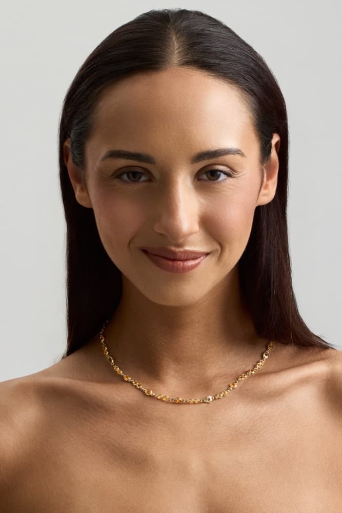 Marigold Chain, worn