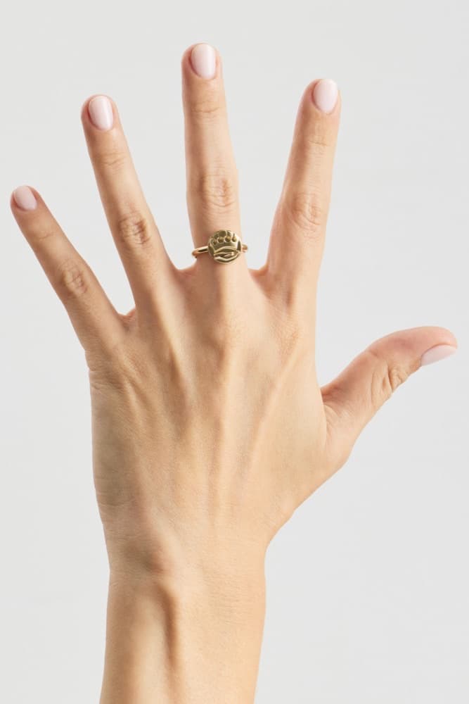 Prosperity Cristina Ring, worn