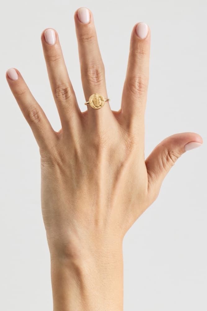 Resilience Cristina Ring, worn
